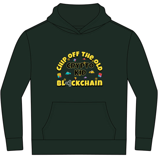 Crypto Kid Chip Off the Old Blockchain Hoodie