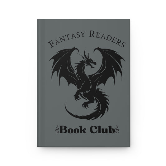 Fantasy Readers Book Club Dragon Design Hardcover Journal