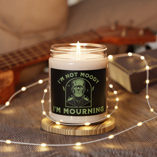 "I'm Not Moody, I'm Mourning" — Frankenstein Grief Candle