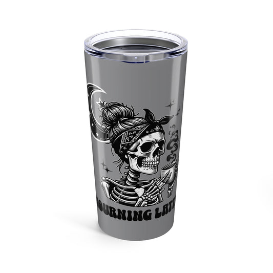 Mourning Latte Skeleton Tumbler 20 oz