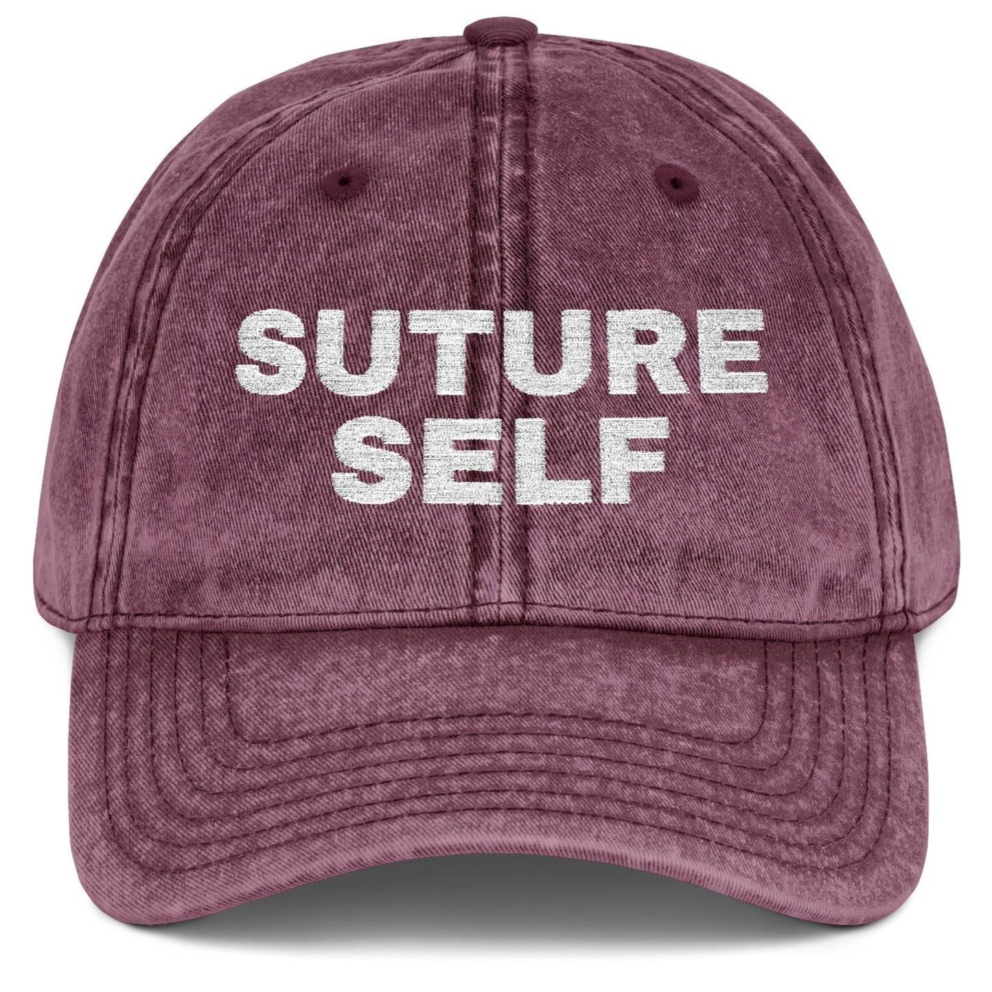 Suture Self Personalized Doctor ER Med Staff Vintage Embroidered Baseball Cap
