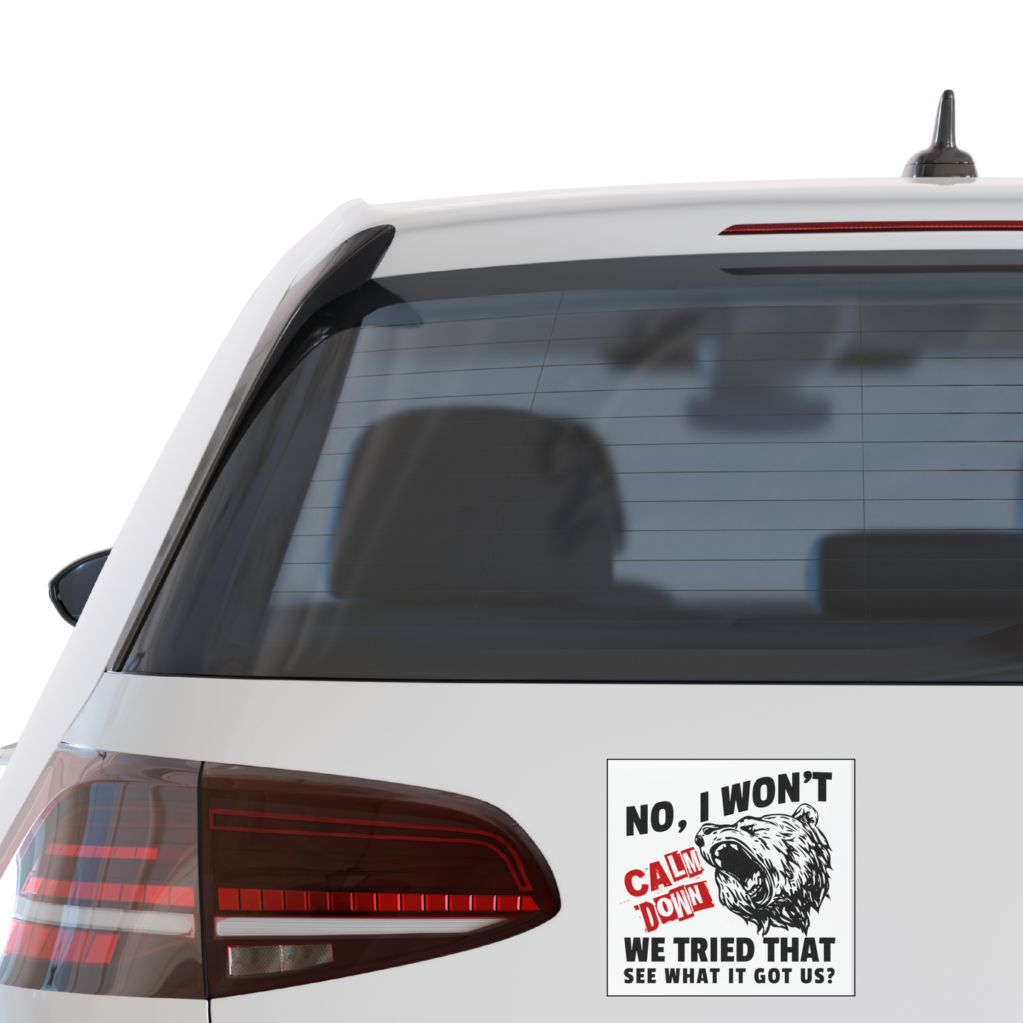 Political Car Magnet, Funny Anti Trump Magnetic Vinyl Decal, Iran War Activist Gift, Progressive Democrat Bumper Sticker, Anti Maga Leftist