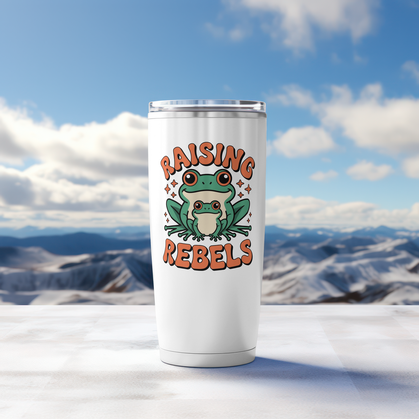 Raising Rebels Frog Vinyl Kiss-Cut Sticker, Feminist Rage Activist Group Favors, Girl Mom Gift, Phone Case Water Bottle Decal