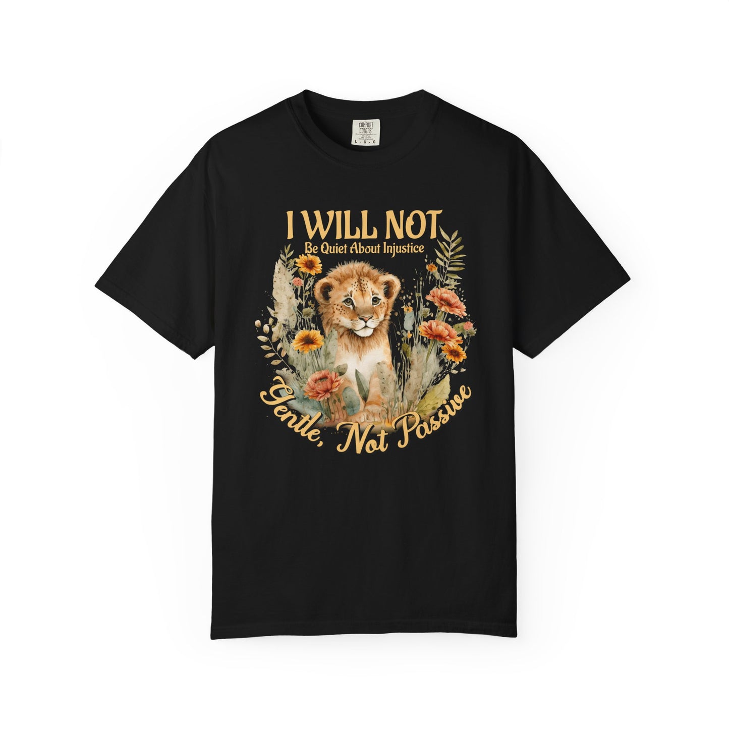 Lion-Themed Activist T-Shirt