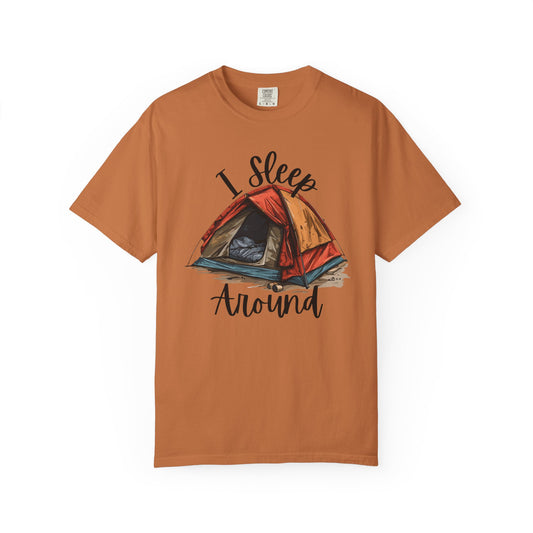 "I Sleep Around" — Funny Camping Graphic Tee