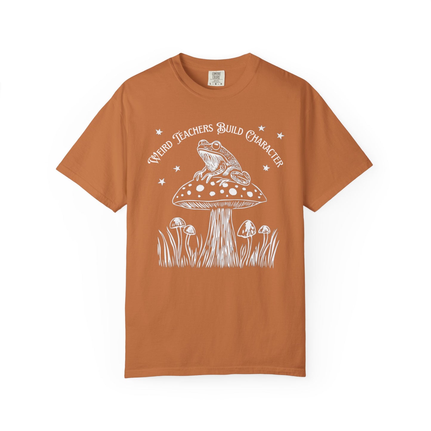 Wierd Teachers Build Character Whimsical Frog T-Shirt