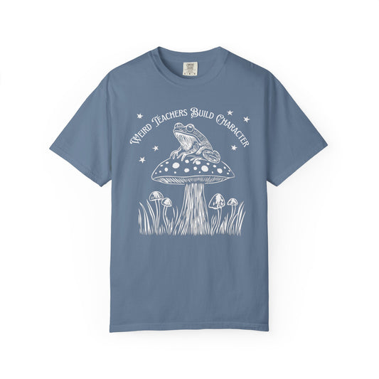 "Weird Teachers Build Character" — Frog & Toadstool Tee