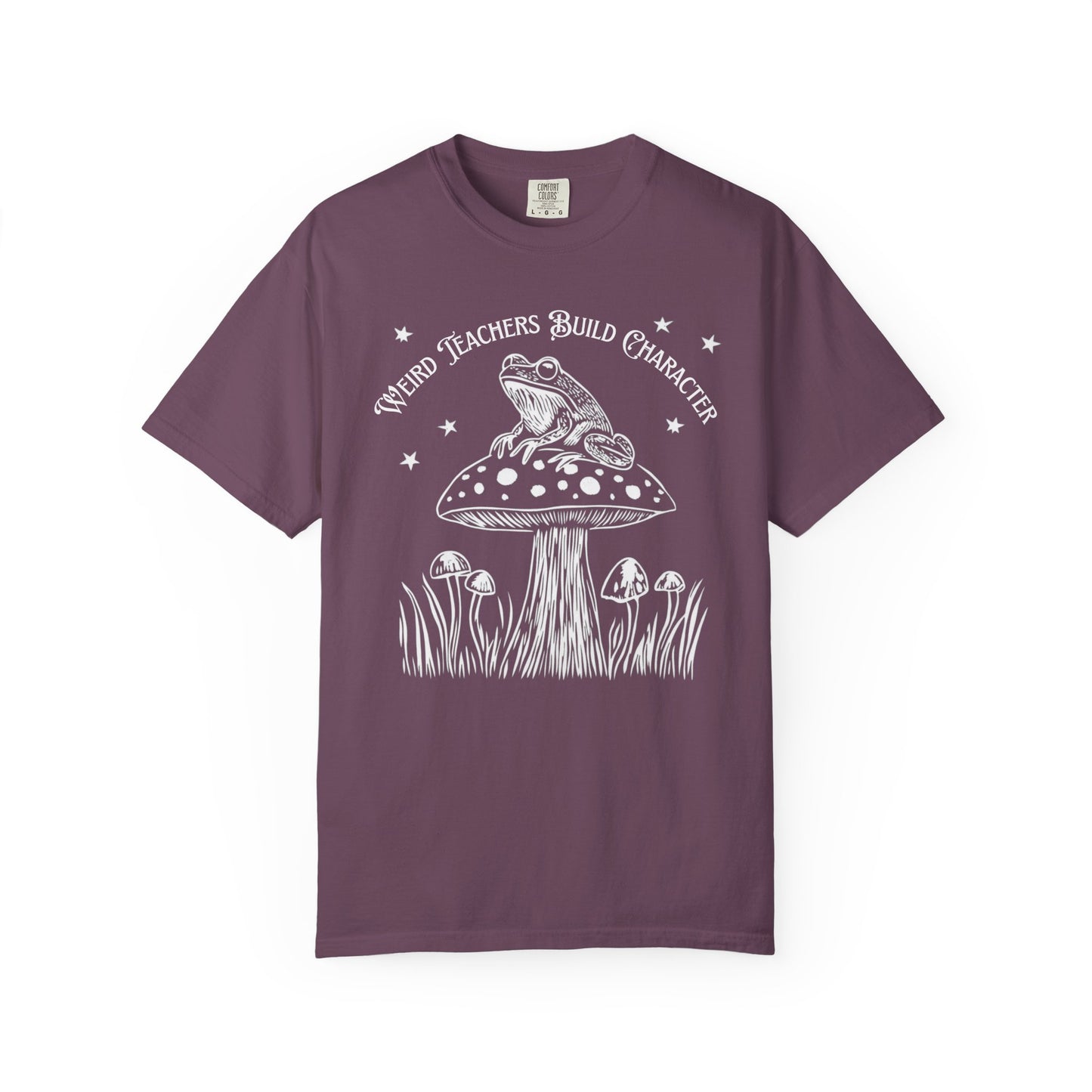 Wierd Teachers Build Character Whimsical Frog T-Shirt