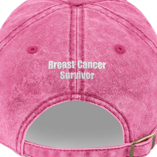 "My Scars Are Proof I Survived" — Personalized Survivor Vintage Embroidered Cap