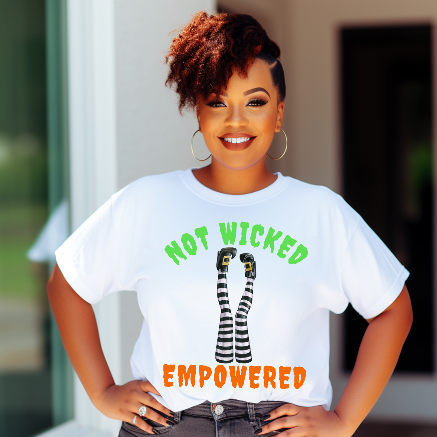 Not Wicked, Empowered Halloween Women's Rights T-Shirt