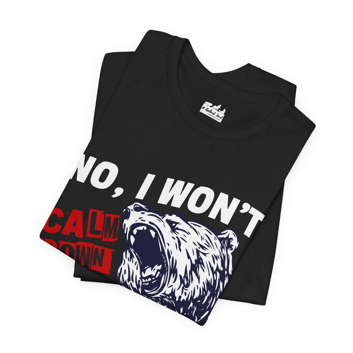 Political Activist Bear Graphic Tee