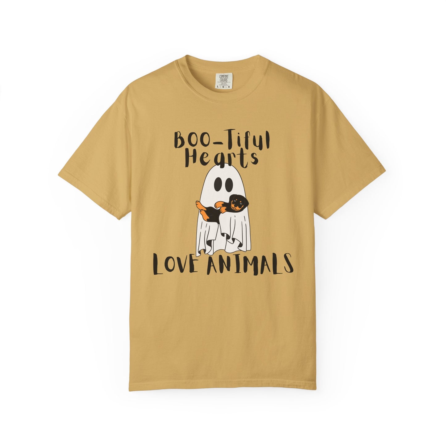 Boo-tiful Hearts Love Animals Halloween T-shirt