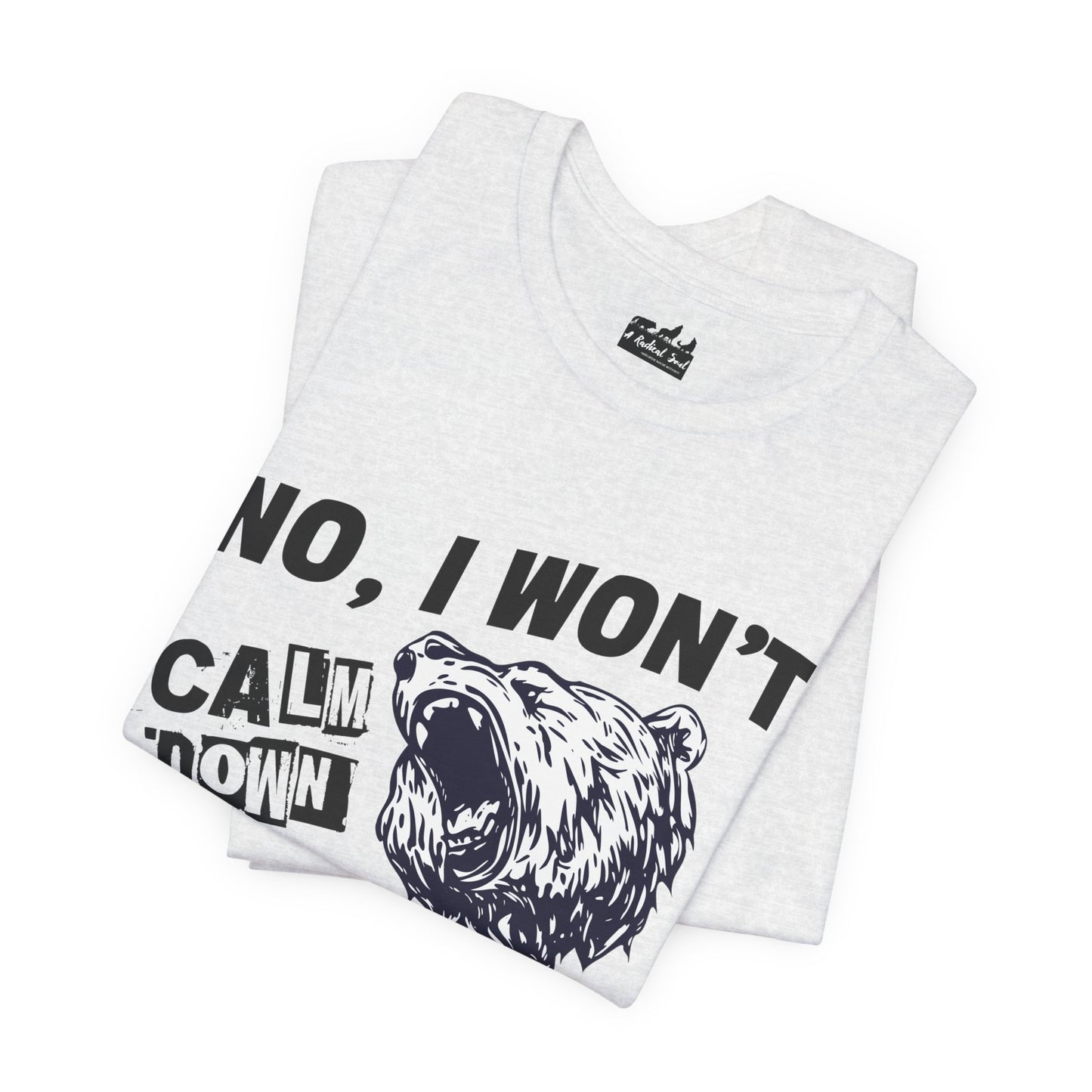 Political Activist Bear Graphic Tee