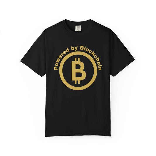 Powered by Blockchain Comfort Colors Tee