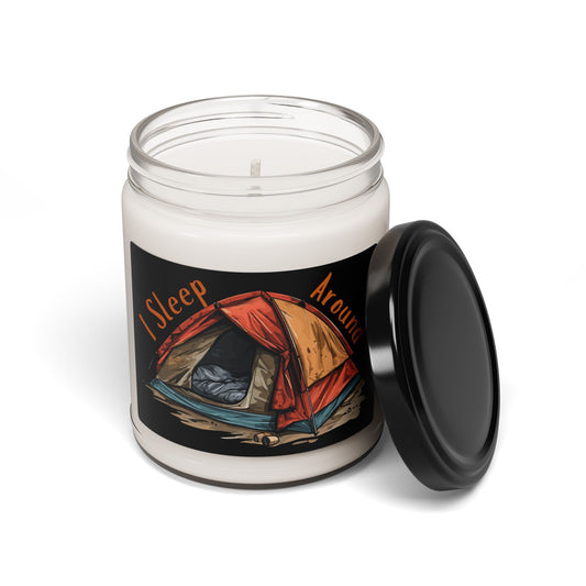 I Sleep Around Camping Scented Candle