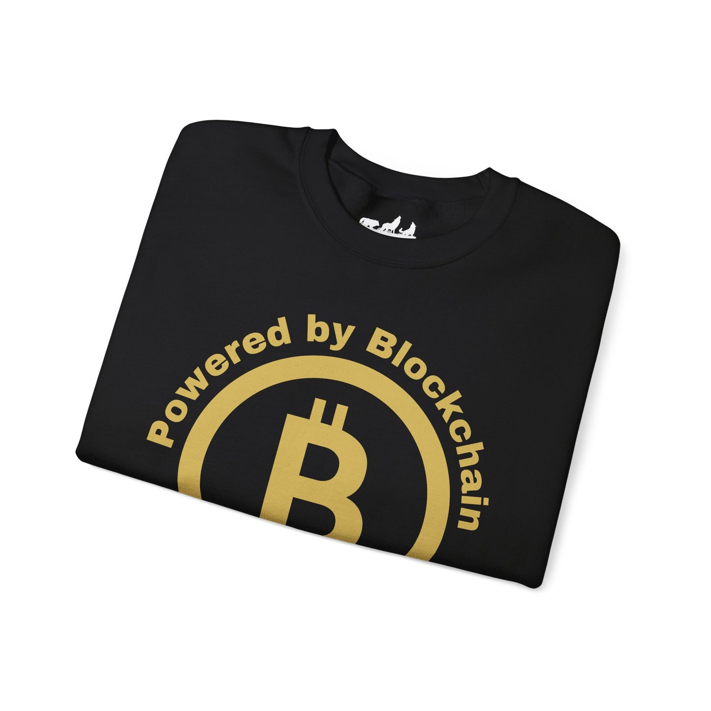 Powered by Blockchain Unisex Crypto Sweatshirt