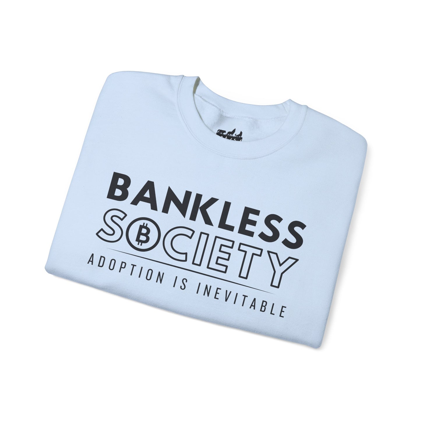 Bankless Society. Adoption is Inevitable Gildan Crewneck Sweatshirt