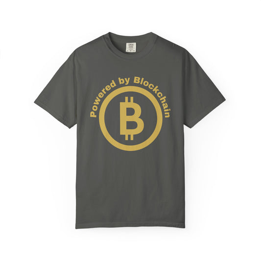 Powered by Blockchain Comfort Colors Tee
