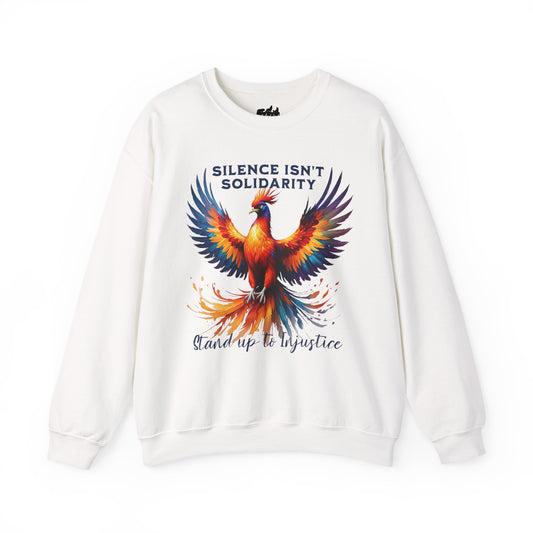 Silence Isn't Solidarity Phoenix Crewneck Sweatshirt