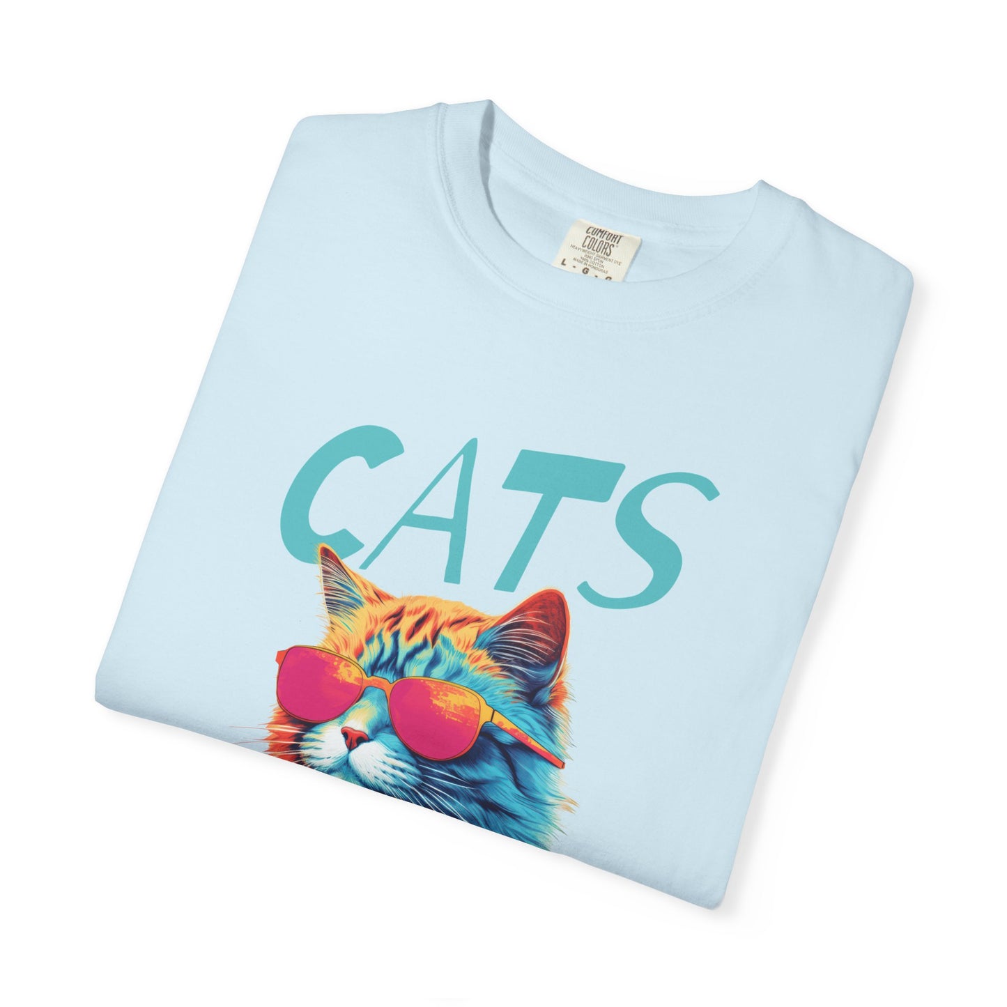 Cats Nine Lives Zero Tolerance Colorful T-Shirt