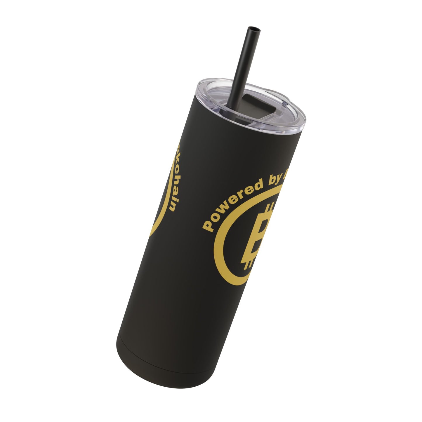 Powered by Blockchain 20oz Crypto Matte Tumbler