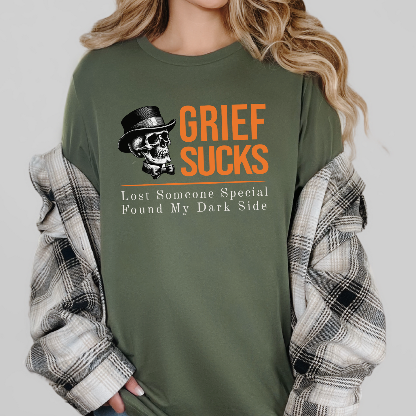 Lost Someone Special Found My Dark Side Sarcastic Grief and Loss T-Shirt