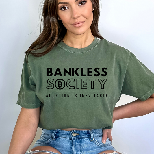Bankless Society Adoption is Inevitable Comfort Colors T-Shirt