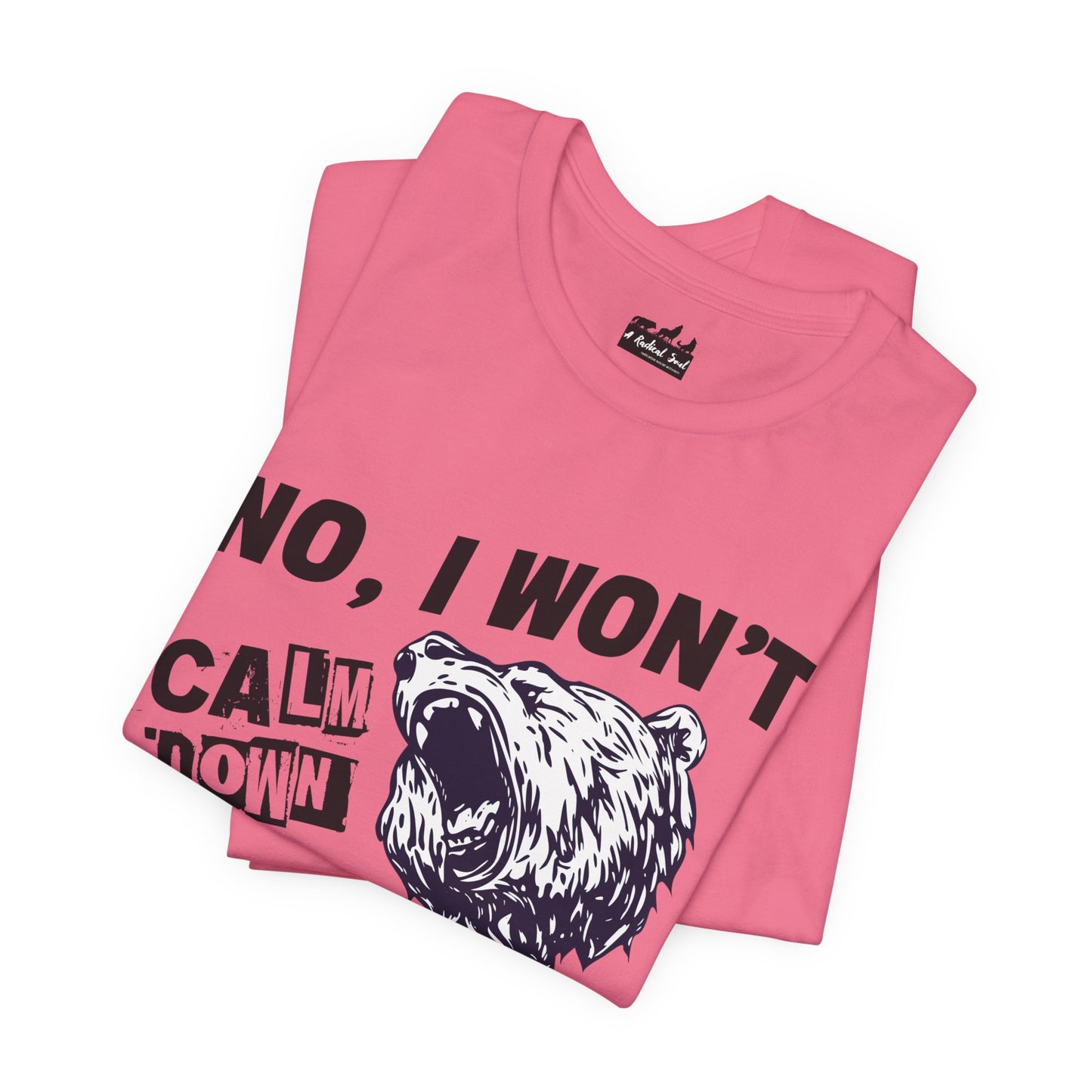 Political Activist Bear Graphic Tee