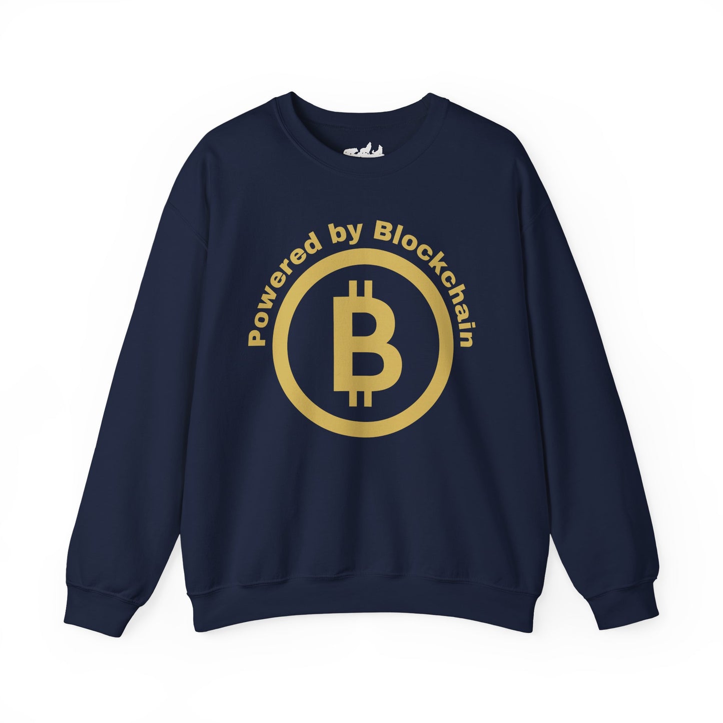 Powered by Blockchain Unisex Crypto Sweatshirt