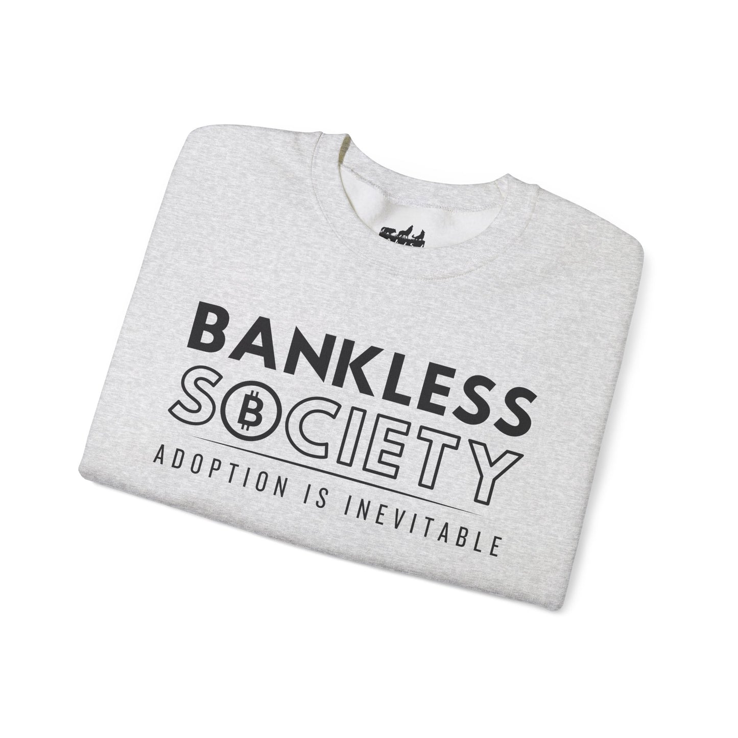 Bankless Society. Adoption is Inevitable Gildan Crewneck Sweatshirt
