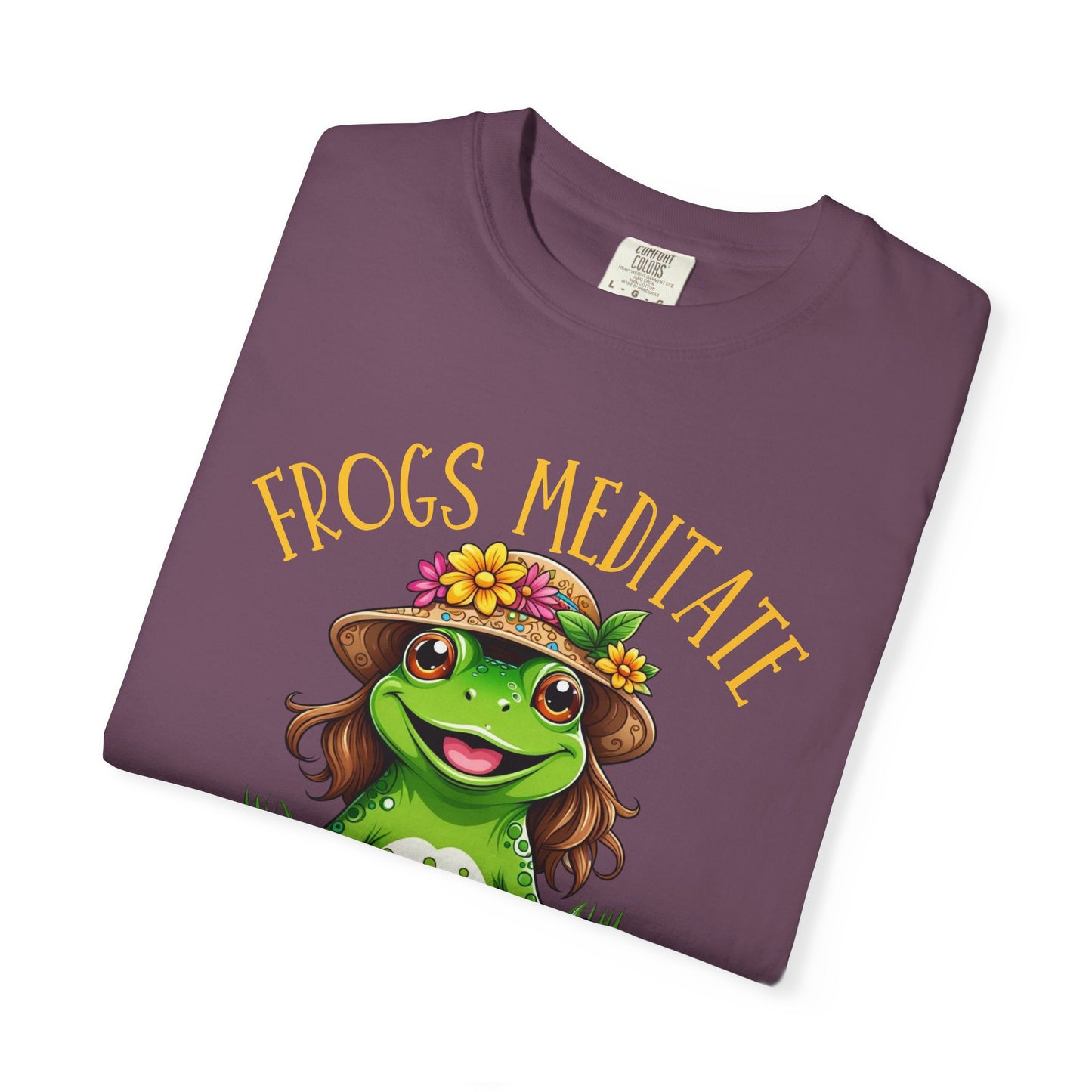 Frogs Meditate Humans Complicate T-Shirt
