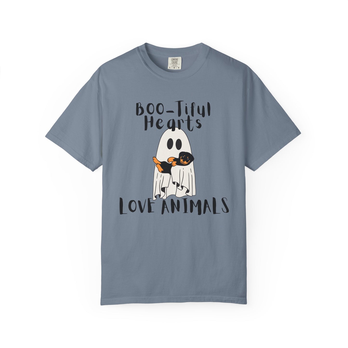Boo-tiful Hearts Love Animals Halloween T-shirt
