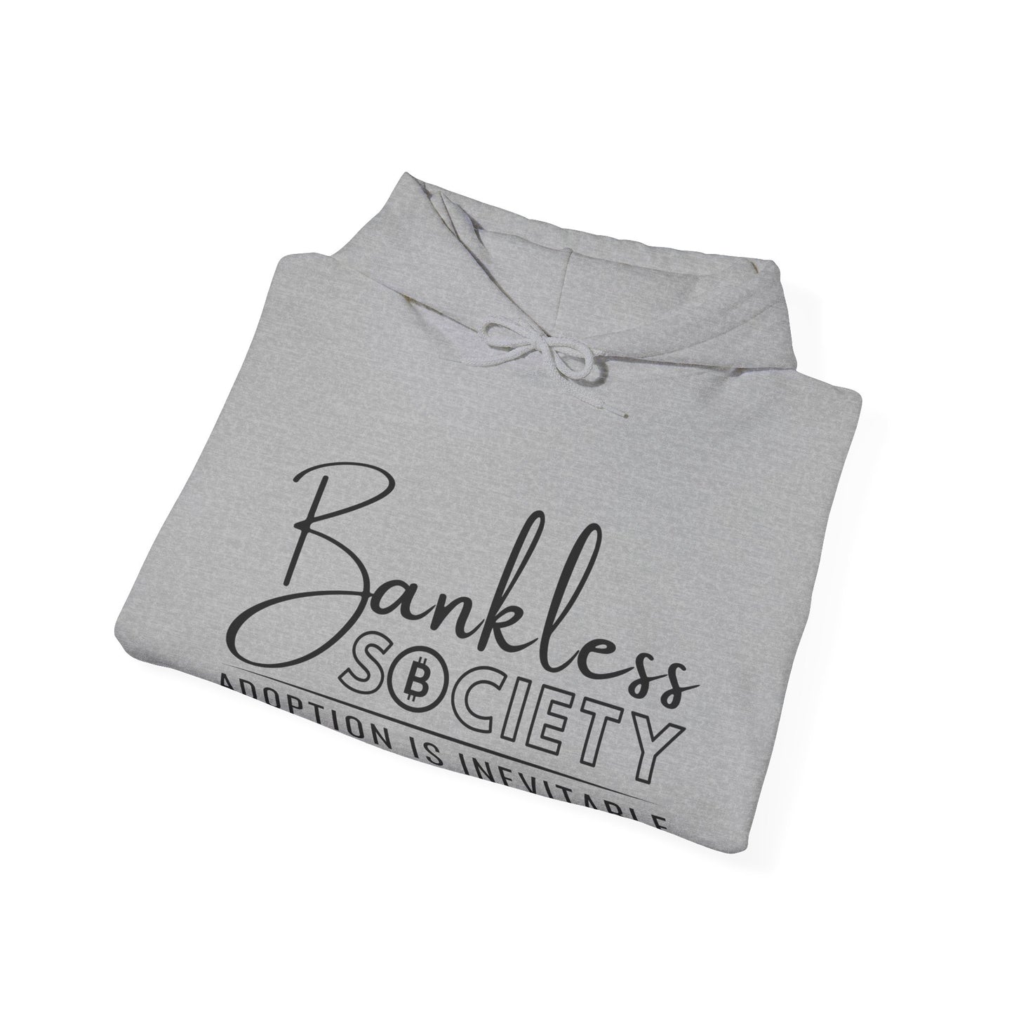 Bankless Society, Adoption is Inevitable Crypto Gildan Hooded Sweatshirt