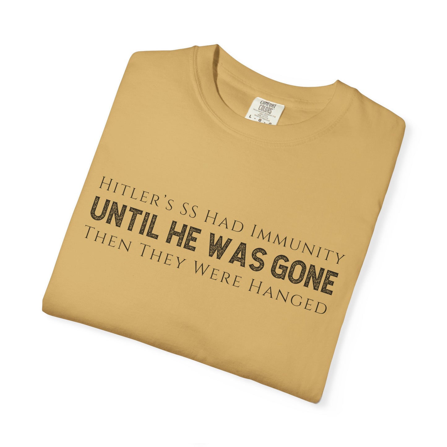 Hitler's SS had Immunity Until He Was Gone T-Shirt Protest Trump's ICE Tee
