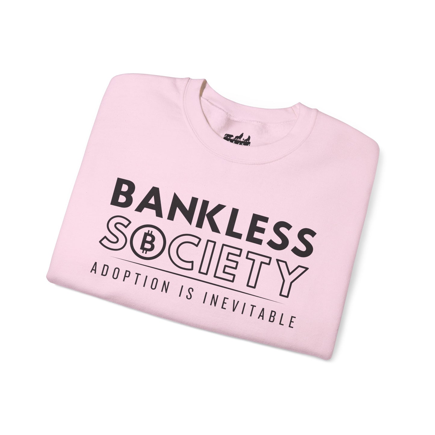 Bankless Society. Adoption is Inevitable Gildan Crewneck Sweatshirt