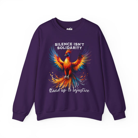 Silence Isn't Solidarity Phoenix Crewneck Sweatshirt