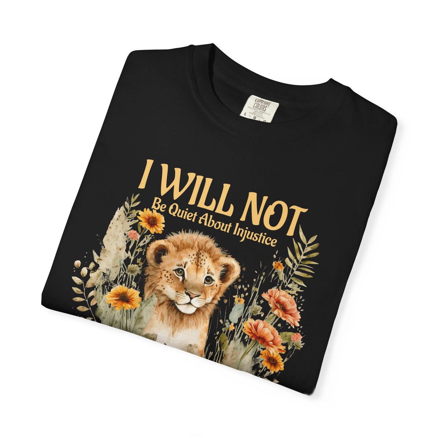 Lion-Themed Activist T-Shirt