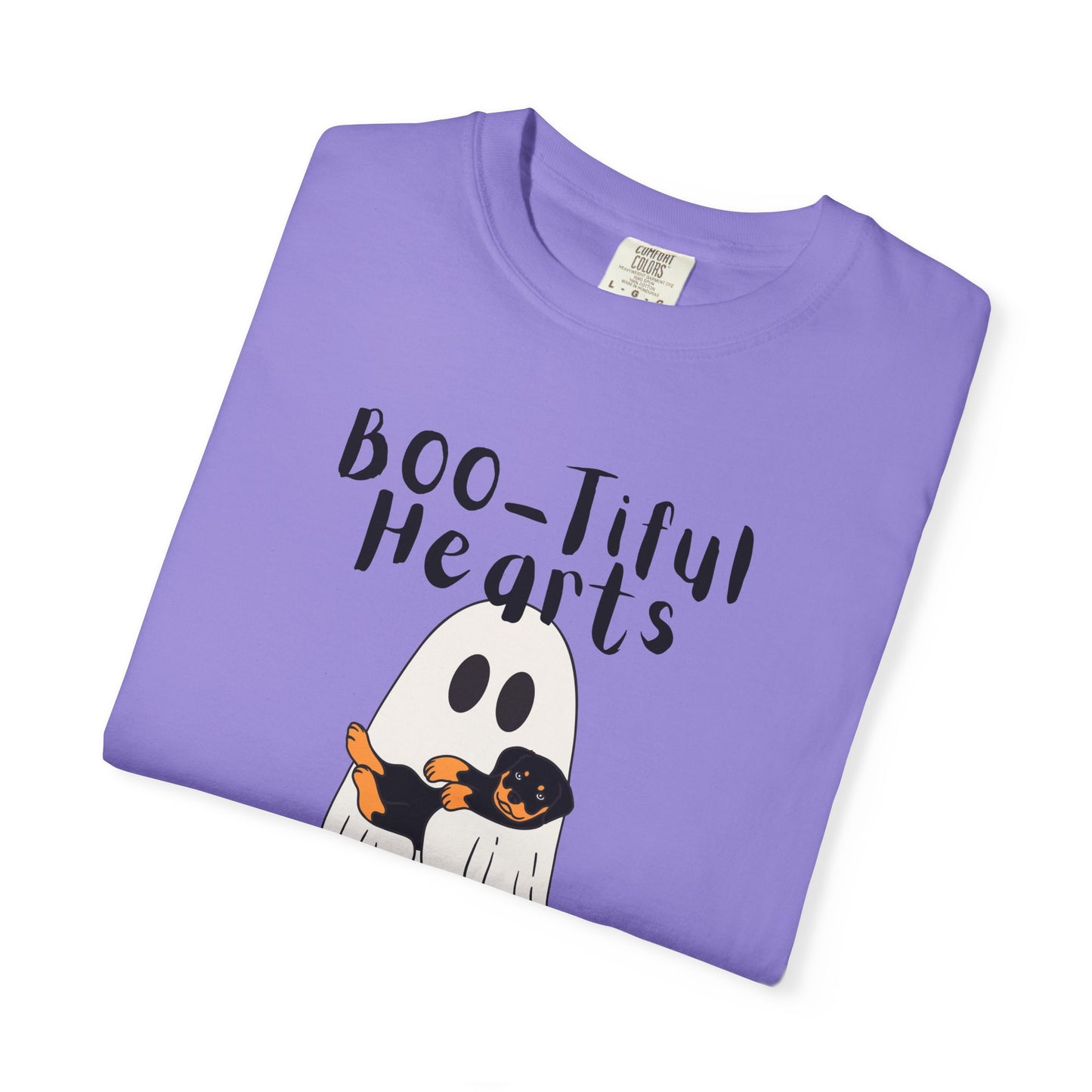 Boo-tiful Hearts Love Animals Halloween T-shirt