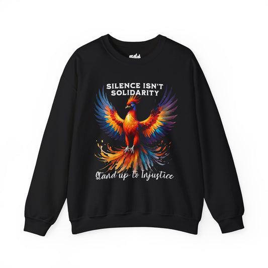 Silence Isn't Solidarity Phoenix Crewneck Sweatshirt