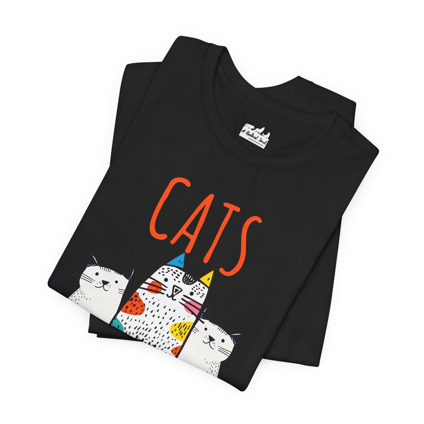Cats, Because People Are Exhausting Short Sleeve Tee