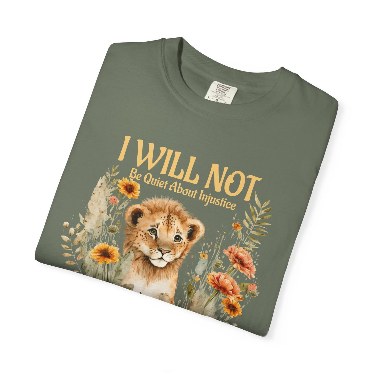 Lion-Themed Activist T-Shirt