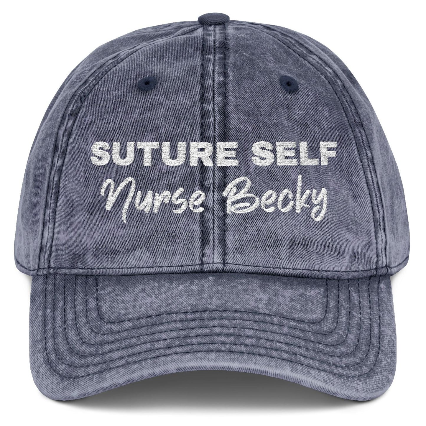Customized Nurse Medical Staff Vintage Embroidered Cap