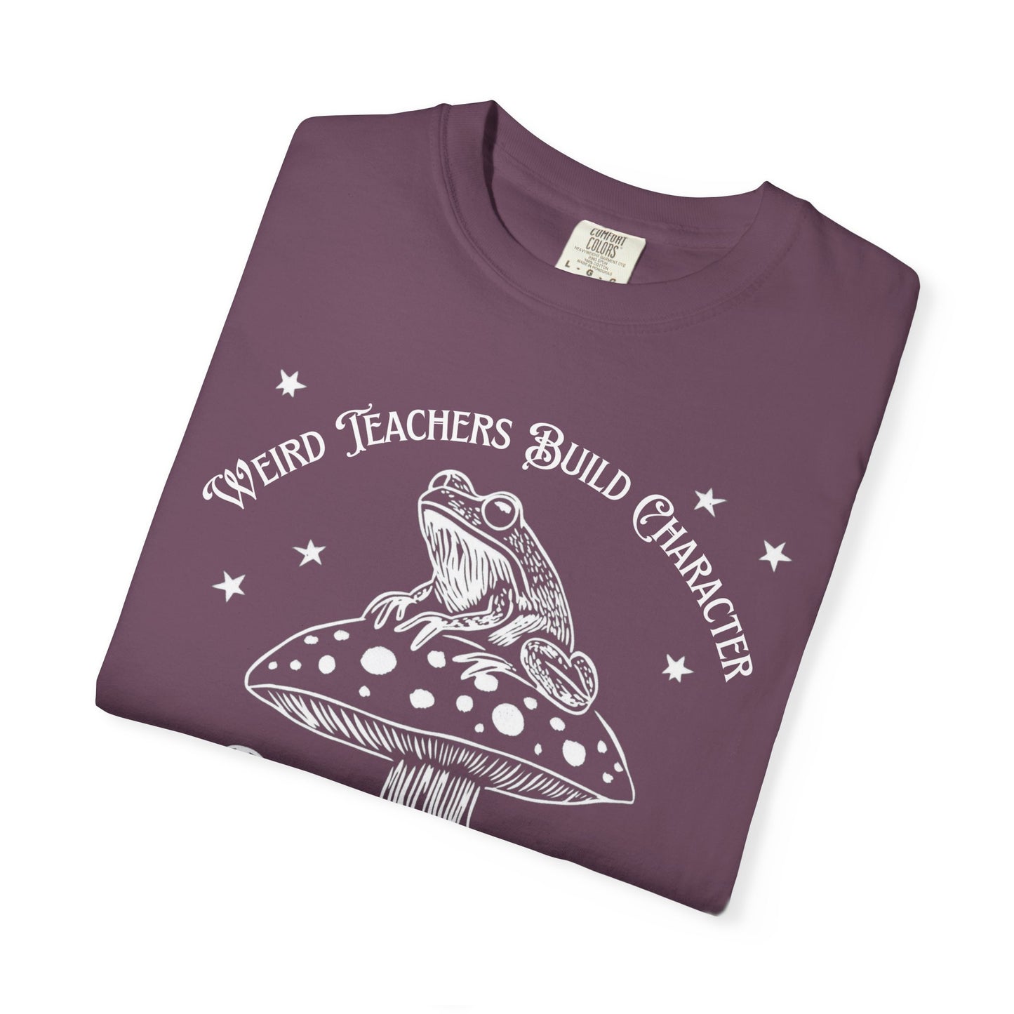 Wierd Teachers Build Character Whimsical Frog T-Shirt