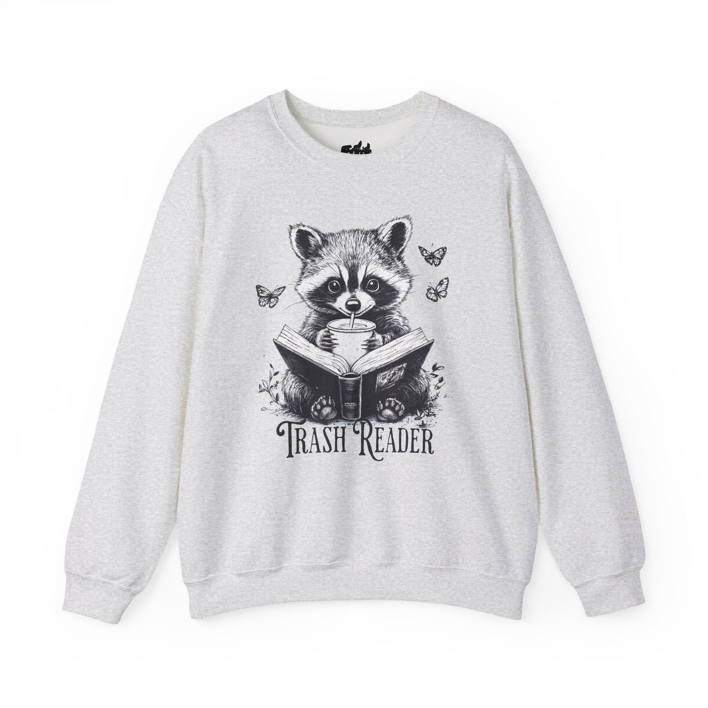 Cozy Raccoon Trash Reader Book Lover Sweatshirt