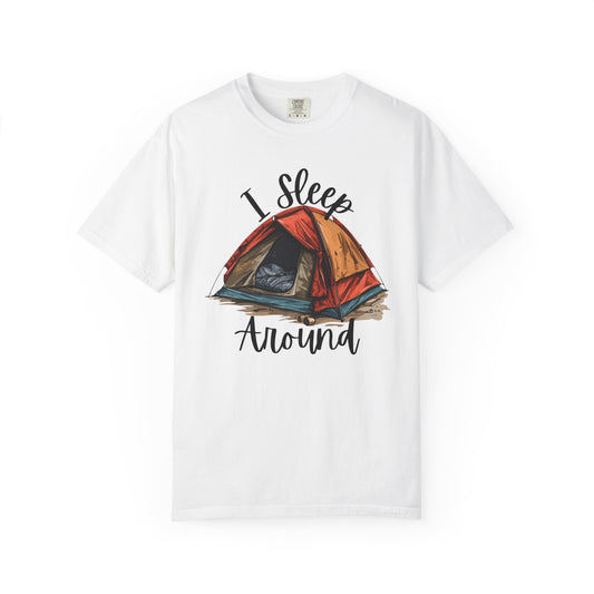"I Sleep Around" — Funny Camping Graphic Tee