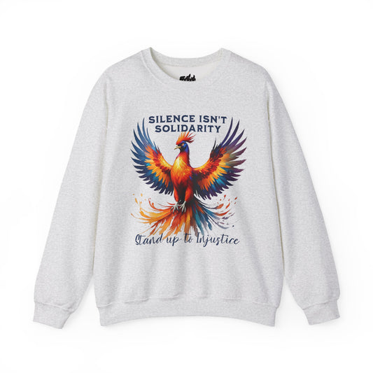 Silence Isn't Solidarity Phoenix Crewneck Sweatshirt