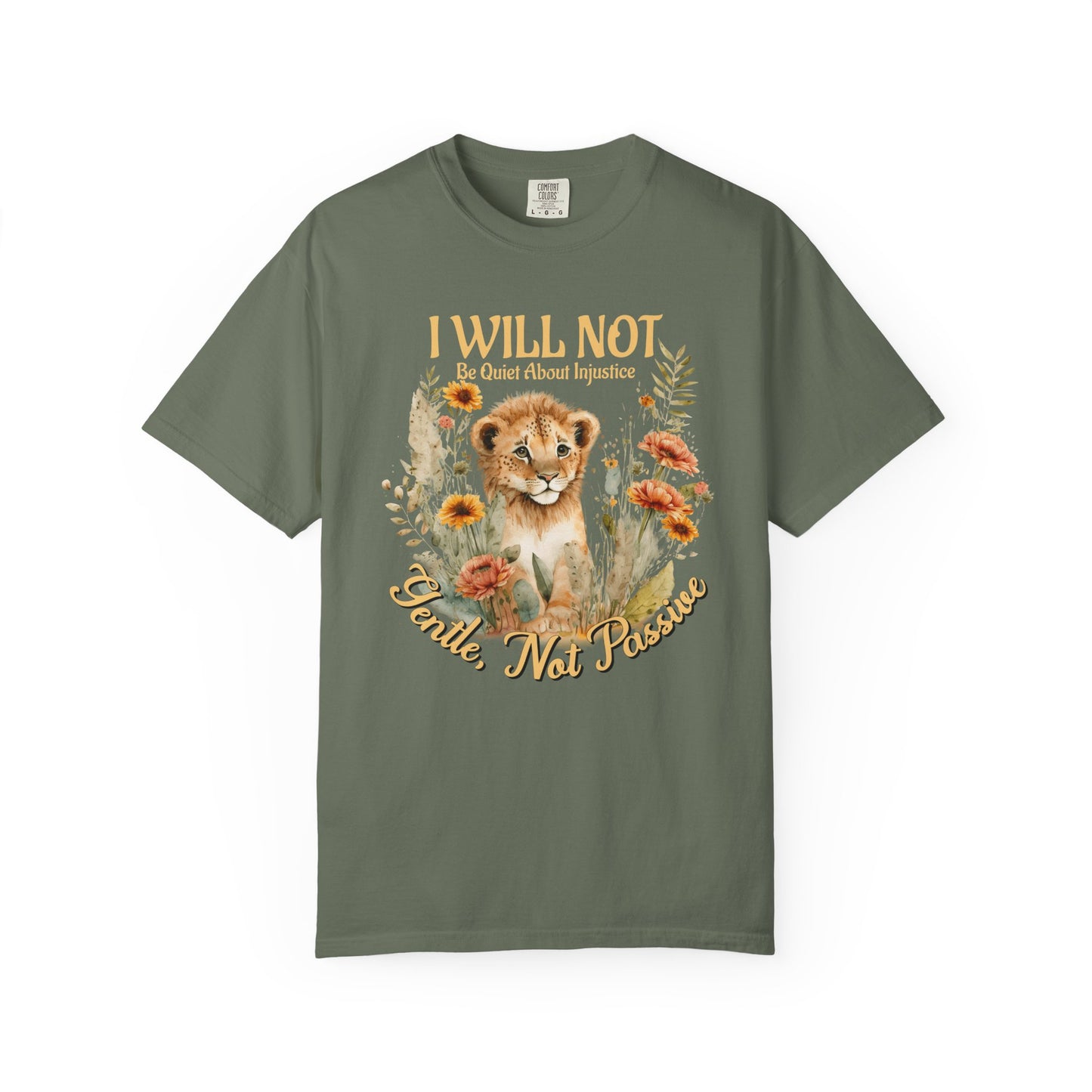 Lion-Themed Activist T-Shirt