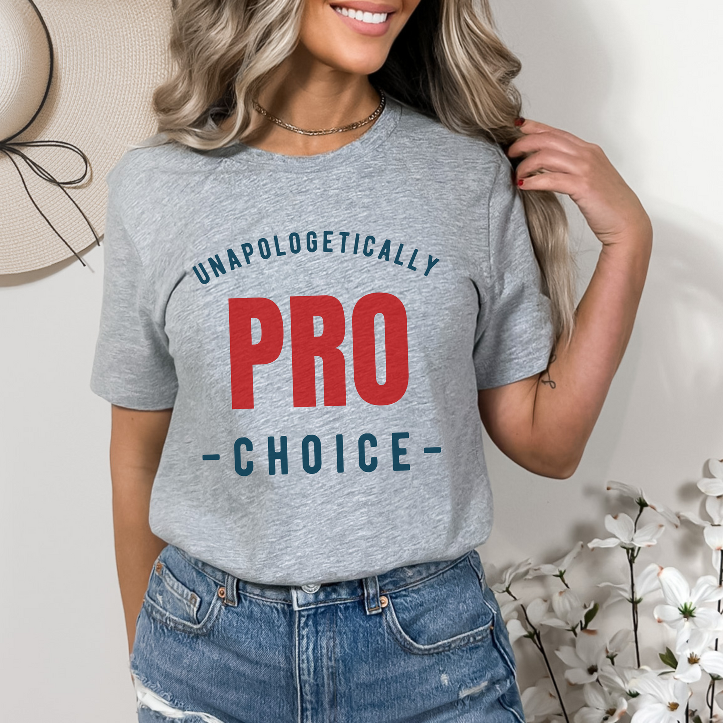 Unapologetically Pro Choice Athletic T-Shirt