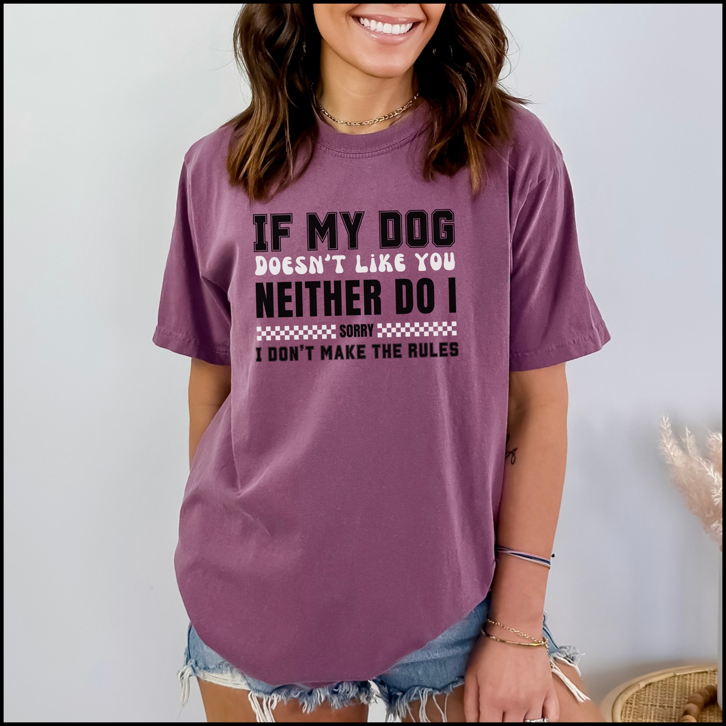 If My Dog Doesn't Like You Dog Lover Graphic T-Shirt