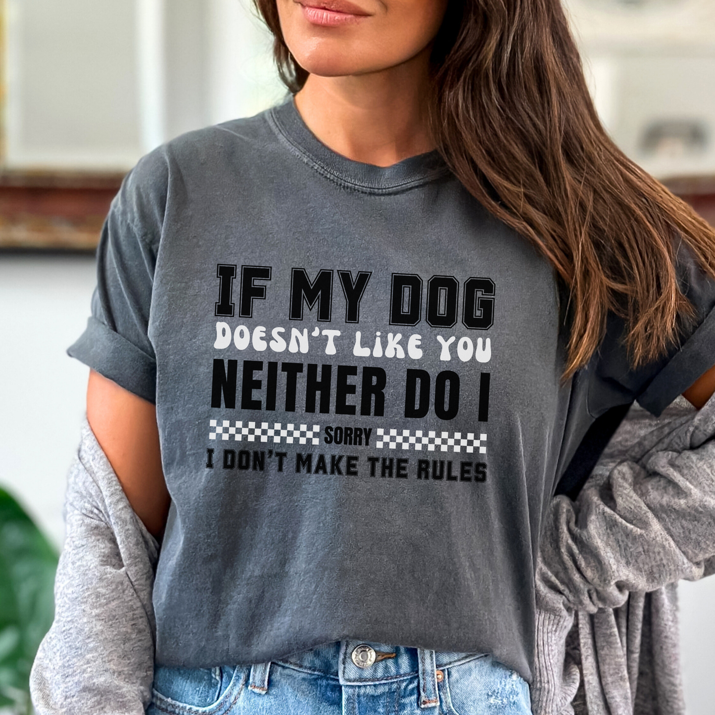 If My Dog Doesn't Like You Dog Lover Graphic T-Shirt